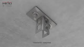 Installation process of NJMKT self undercut anchor bolt