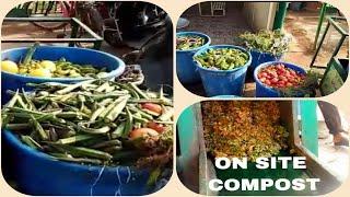 How It`s Made Onsite compost || On Site compost making || Compost from waste || Chaitu's world 