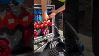 Socket Layout and Switch Overview in Power Distribution Cabinets for Stage Lighting