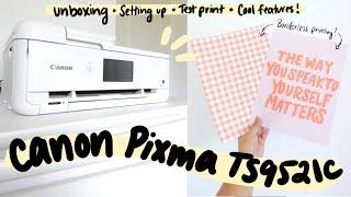 Canon Pixma TS9521c Printer | unboxing, set up, print quality, and special features