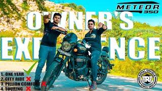 1 Year Long Term Ownership Review of Royal Enfield Meteor 350 | Better Than Honda H'ness?