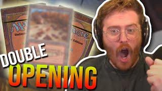 DUAL BOXES, DUAL LAND?! | MTG UNLIMITED STARTER DECK BREAK