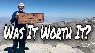 A Frightening Lesson | My Journey To Mount Whitney