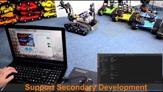 XiaoR GEEK DIY TH Robot Car with Raspberry Pi 4B / Arduino Mega 2560 quick video