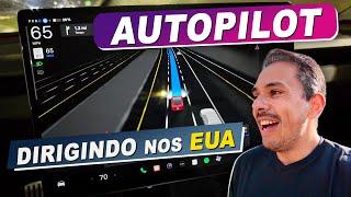 Tesla Dirigindo Sozinho nos EUA! #macmasi #tesla #autopilot