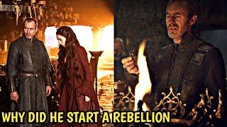 Why did Stannis launch a rebellion when a few drops of king's blood knocked off Robb and Joffrey?