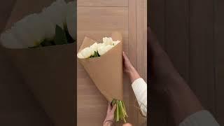 How to easily wrap flowers 