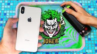 HYDRO Dipping iPhone XS MAX !! (JOKER Custom) 