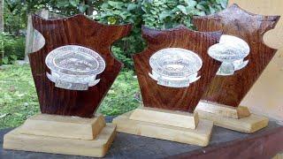 WOODEN TROPHY || SIMPLE ARTS AND CRAFTS ||