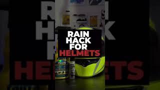 Anti Rain Hack For Motorcycle Helmets #shorts