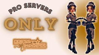 PLAYING IN *PRO SERVERS* ROBLOX DRESS TO IMPRESS! #dresstoimpress #dti #roblox #trending
