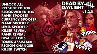 Hack DBD 8.2.0: ALL PERKS/PRESTIGE 100/UNLOCKER/CHEAT/DRACULA/ITEMS/ADDONS/CHARACTERS | SHOWCASE