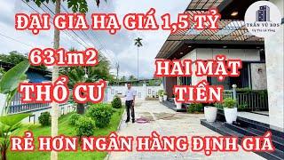 Đại gia Nha Trang hạ giá bán nhanh GIẢM 1,5 TỶ bán nhanh nhà vườn Nha Trang 631m2 thổ cư 2 mặt tiền