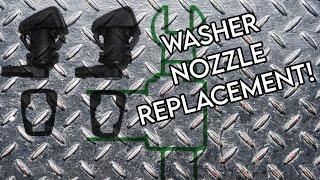 2016 Chevrolet Traverse Windshield Washer Nozzle Replacement!