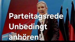 Die ganze Rede. Das 100 Tage Programm der AfD. Der Plan #weidel