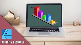 How to Draw isometric Bar Chart in Affinity Designer