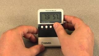 How to use the Traceable Digital Humidity/Temperature Meter