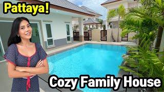 Looking for a Cozy Family House in Pattaya? Touring 5M THB Pool Villa in Thailand!