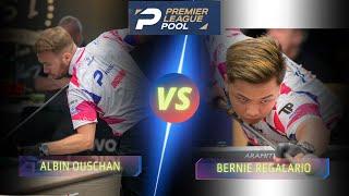 ALBIN OUSCHAN  VS  BERNIE REGALARIO | 2024 PREMIER LEAGUE POOL #billiards  #9ballpool  #highlights