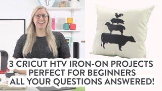 3 Cricut HTV Iron-On Projects Perfect For Beginners