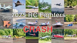 2025 RC Fighters Crash (Turbine Series) Compilation - 18 Jets