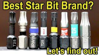 Best Star (Torx) Bit Brand? Milwaukee, DeWalt, Makita, Ryobi, Wera, Wiha, Irwin, Bosch, Bauer