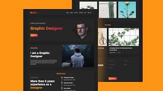 Responsive Portfolio Website || HTML, CSS & JS || Free Source Code