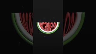 3d water melon in illustrator #graphicdesigntutorial #envelopedisort #3d #adobeillustrator