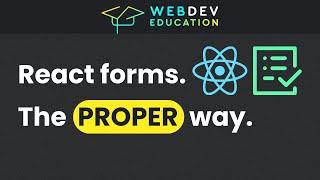 STOP using useState for React forms (there's an alternative method)