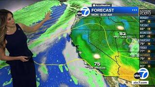 Cooling trend moving into SoCal