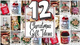 12 DIY DOLLAR TREE CHRISTMAS GIFTS l AFFORDABLE & EASY DIY HOLIDAY GIFTS l PERSONALIZED CRICUT GIFTS