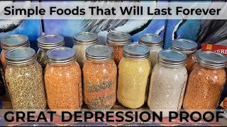 HOARDING THESE FOODS WILL GET YOU THROUGH THE NEXT GREAT DEPRESSION