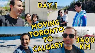 Moving From Toronto To Calgary | By Road Day 1