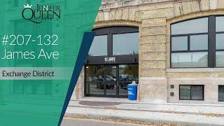 #207-132 James Avenue, Winnipeg, MB $314,900 Jen Queen - Winnipeg Realtor with RE/MAX Professionals