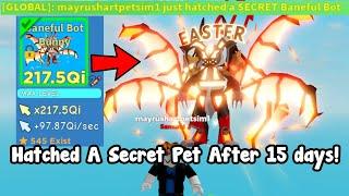 I Finally Hatched A Secret Pet In Clicker Simulator Roblox!