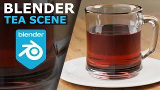 Blender: Realistic Cup of Tea | Beginners Tutorial