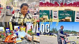 GROCERY SHOPPING VLOG | THANKSGIVING HAUL | PUBLIX + WALMART SHOPPING TRIP