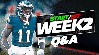 Week 2 Start/Sit Questions for Fantasy Football! (Injuries and More)