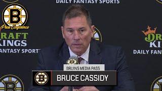 Bruce Cassidy Says Lindholm is a Better 'Puck-Mover' Than Anticipated | Bruins Postgame