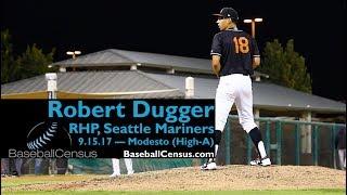 Robert Dugger, RHP, Seattle Mariners — 2017 pitching mechanics