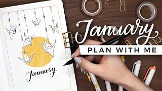 PLAN WITH ME | January 2021 Bullet Journal Setup
