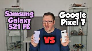 Google Pixel 7 vs. Samsung Galaxy S21 FE - Vergleich - deutsch