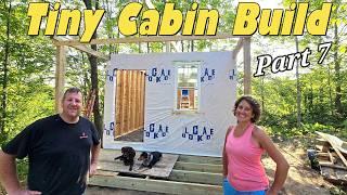 Building vs. Buying: Off-Grid Cabin vs. Shipping Container - Budget Tips, Tyvek & Windows -Part 7