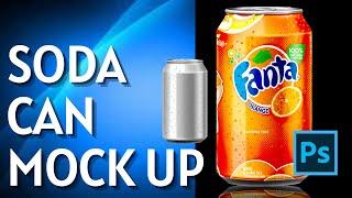 How to Create Soda Can Mock up in Photoshop