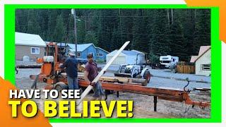 MUST WATCH: Absolute Best Sawmill Video Ever! [Wood Mizer Lt40]