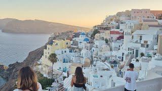 Sunset at Oia Village #Santorini #Greece #Travel #Adventures #Holiday2024 #Griechenland