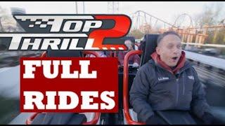 Top Thrill 2 FULL RIDES - Rider cam, Drone Cam, POV - Cedar Point,  Sandusky Ohio