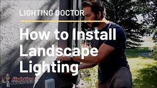 How to Install Low Voltage Landscape Lighting - Complete Step by Step Video