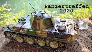 'Panzertreffen 2020', 1:6 and 1:4 scale RC Tanks.