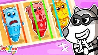 Who is The Naughty Crayon? - Find The Color Songs | Kids Songs & Nursery Rhymes @WolfooFamilySongs